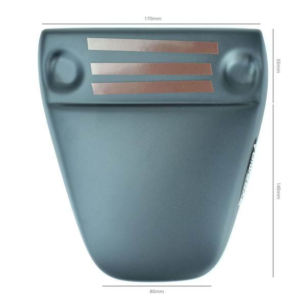 Pyramid Plastics Pyramid ductail classic | matte black - rear protection